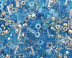 TOHO Aozora Blue/Silver Seed Bead Mix