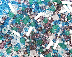 TOHO Fuji White/Green/Blue/Purple Seed Bead Mix
