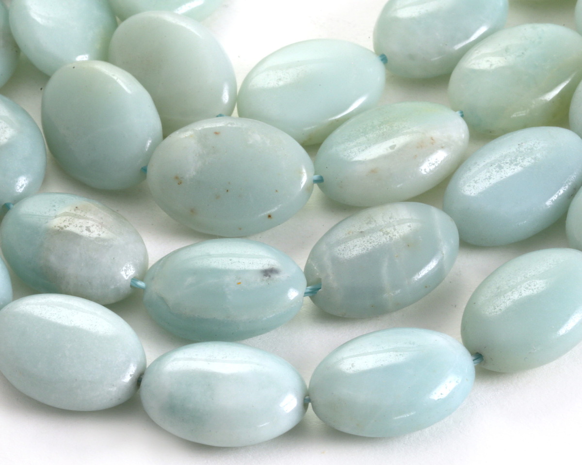 Amazonite Flat Oval 18x13mm
