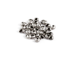 Antique Silver (plated) Crimp Cover 3mm