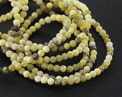 Olive Jade (Light Multi) Round 4mm