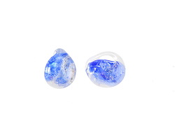 Unicorne Beads Glass Glacier Drop Teardrop 9-10mm