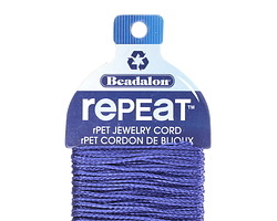 Beadalon Navy Blue RePEaT Braided Cord 1mm, 5 meters