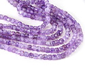 Dogtooth Amethyst Faceted Cube 4.5mm