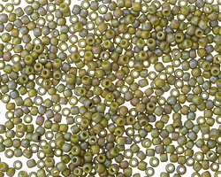 TOHO Semi-Glazed Rainbow Olive Round 11/0 Seed Bead