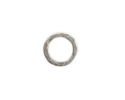 Nunn Design Antique Silver (plated) Small Hammered Circle 17.5mm