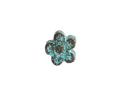 Mykonos Copper (plated) Patina Flower Bead 13mm