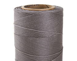 Linhasita Gray (336) Waxed Polyester Cord PE-1 0.35mm