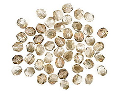 Czech Glass Twilight Crystal Fire Polished Round 4mm