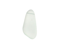Seafoam Beach-Style Glass Side Drilled Freeform Drop 10-15x21-28mm