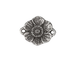 Green Girl Pewter Poppy Link 30x20mm