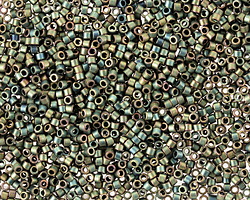 Miyuki Delica Matte Metallic Patina Iris (DB0324) 11/0 Seed Bead