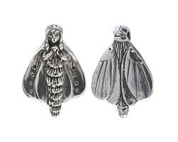 Green Girl Pewter Mothwoman Pendant 28x40mm