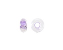 Unicorne Beads Glass Purple Jellyfish Donut 4-6x9-11mm