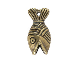 Mykonos Antique Brass (plated) Large Fish Focal 14x27mm