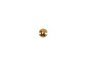 Waterproof 18K Gold PVD Plated Stainless Steel Round 5mm, 1.5mm hole
