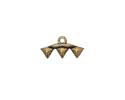 Cymbal Vani III Antique Brass (plated) Ending for GemDuo 8x16mm