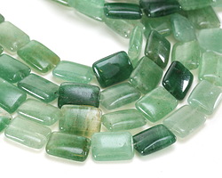 Blue Green Quartz Thin Pillow 18x13mm