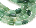 Blue Green Quartz Thin Pillow 18x13mm