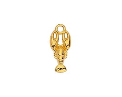 24K Gold (plated) Lobster Focal 8x18mm