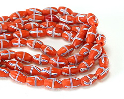 Indonesian Persimmon French Cross Rice 12-13x7mm