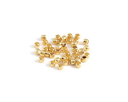 Gold (plated) Crimp Tube 2x1.5mm