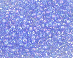 TOHO Transparent Rainbow Light Sapphire Round 8/0 Seed Bead