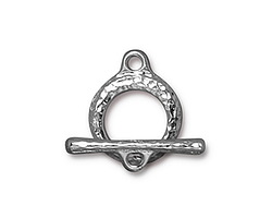 TierraCast White Bronze (plated) Craftsman Toggle Clasp 20.5x17mm