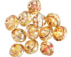 Czech Glass Crystal Picasso UFO 10x12mm