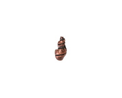 Mykonos Antique Copper (plated) Mini Cerith Shell 4x10mm