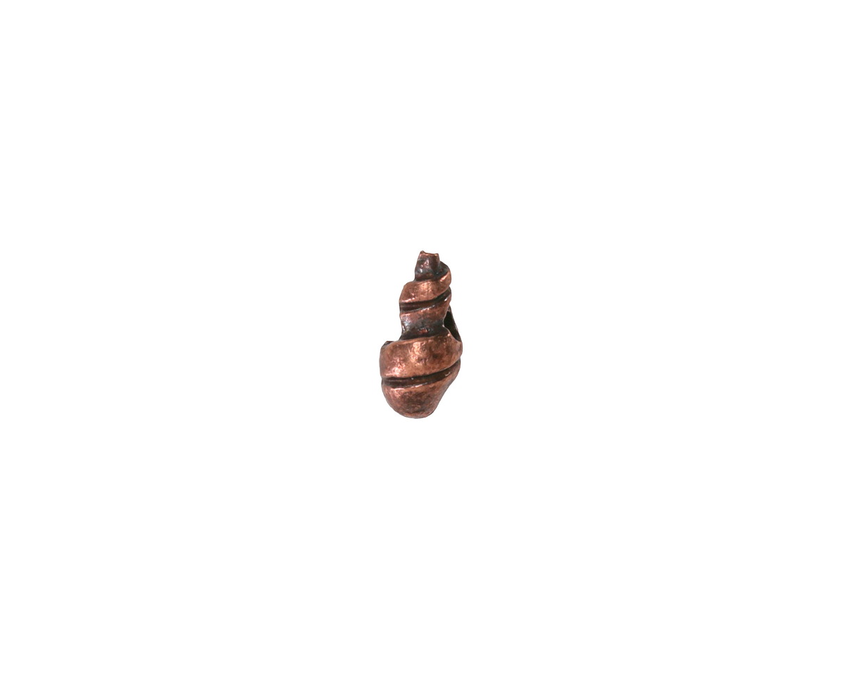 Mykonos Antique Copper (plated) Mini Cerith Shell 4x10mm