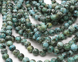 African Turquoise (A) Round 8mm Beads