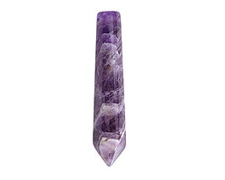 Dogtooth Amethyst Faceted Point Focal 8-10x48-51mm