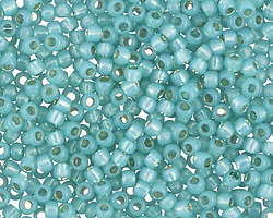 TOHO Milky Teal (with Silver Lining) Round 8/0 Seed Bead