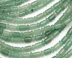 Green Aventurine Barrel Rondelle 4-9x6mm