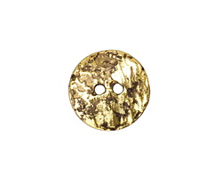 Mykonos Antique Gold (plated) Etched Button 17mm