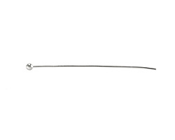 Silver (plated) Ball Head Pin 1.5", 24 gauge (200 pieces)