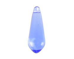 Czech Glass Light Sapphire Teardrop 40x15mm