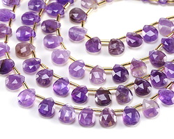 Amethyst (Multi) Microfaceted Teardrop 8x10mm
