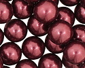 Black Cherry Shell Pearl Round 14mm