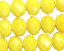 Citrus Crystal Faceted Rondelle 13-14mm