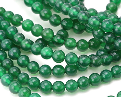 Green Agate Round 6mm