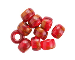 Czech Glass Campfire Roller 9mm