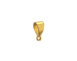 Vintaj Solid Brass Pendant Bail 11x4mm