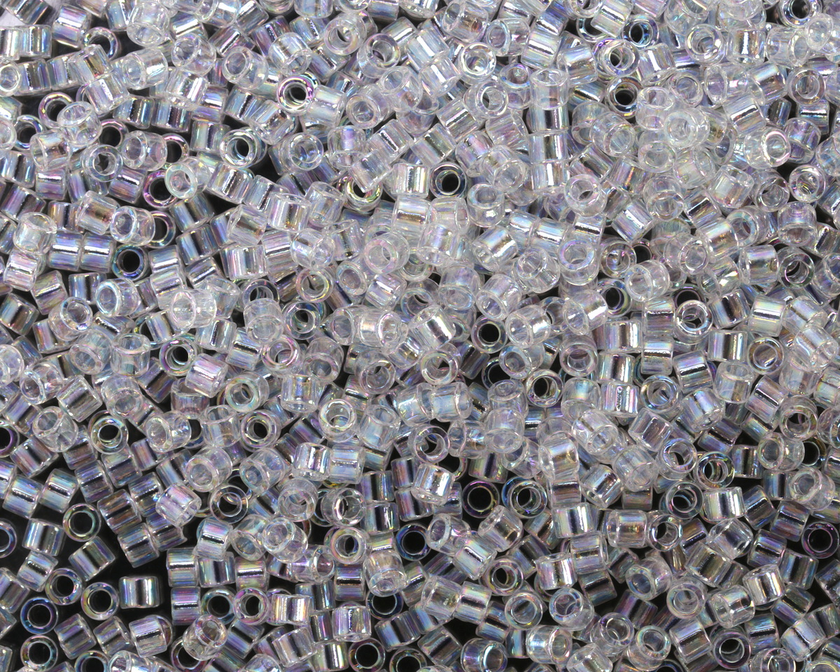 Miyuki Delica Crystal AB (DBM0051) 10/0 Seed Bead