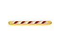 24K Gold (plated) Enamel Peppermint Stick Link 33x3mm