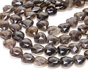Smoky Quartz Microfaceted Heart 13-14mm