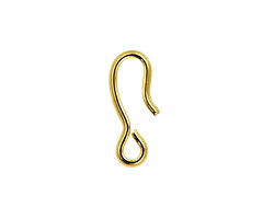 Gold (plated) Hook Clasp 20x9mm