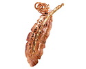 Patricia Healey Copper Big Feather Focal 32.5x90mm