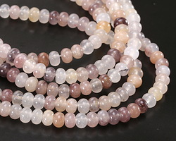 Purple Aventurine Rondelle 4x6mm